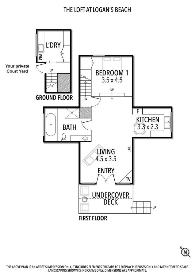 Logans Beach Apartments - The Loft Warrnambool Kültér fotó